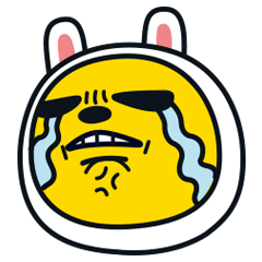 아쉬움을 표현한 이모티콘